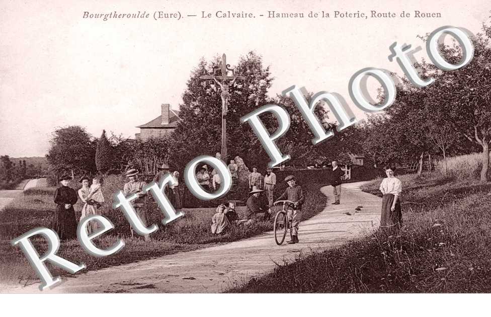 Le Calvaire, Hameau de la Poterie, Route de Rouen