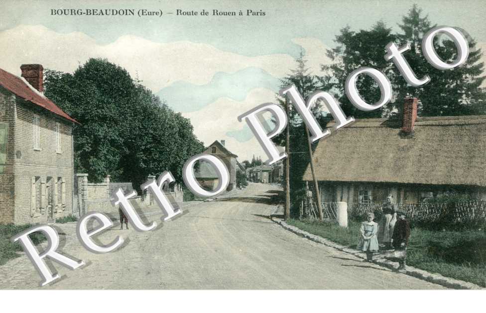Route de Rouen a Paris