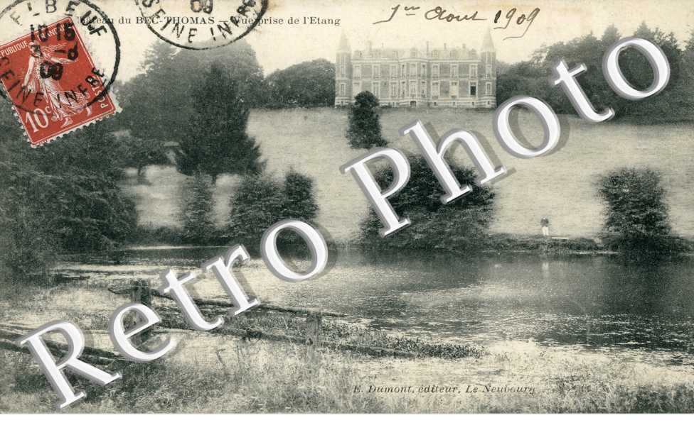 Vue prise de l'etang