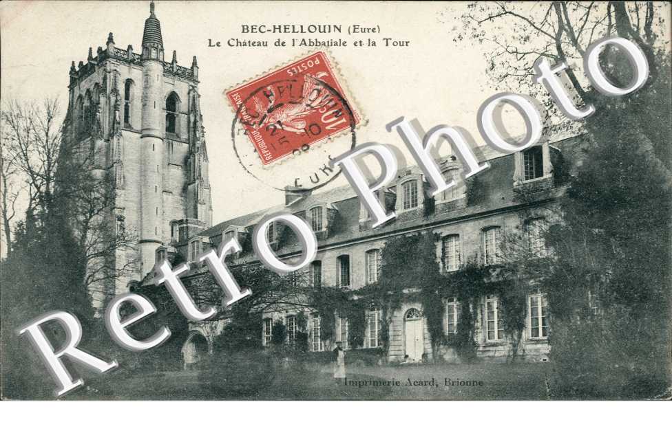 Le chateau de l'abbatiale et la tour