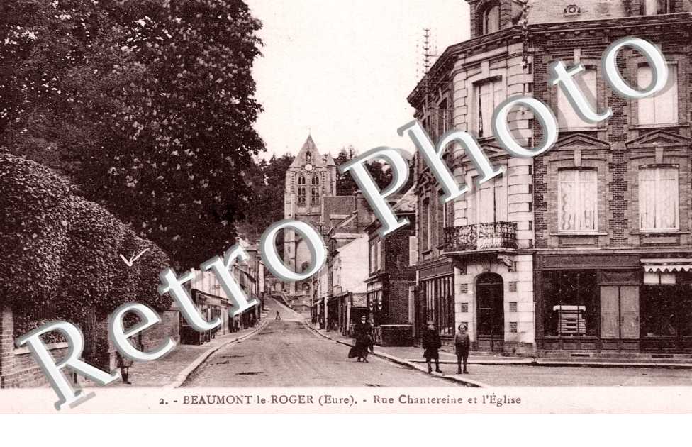 Rue Chantereine et l'eglise