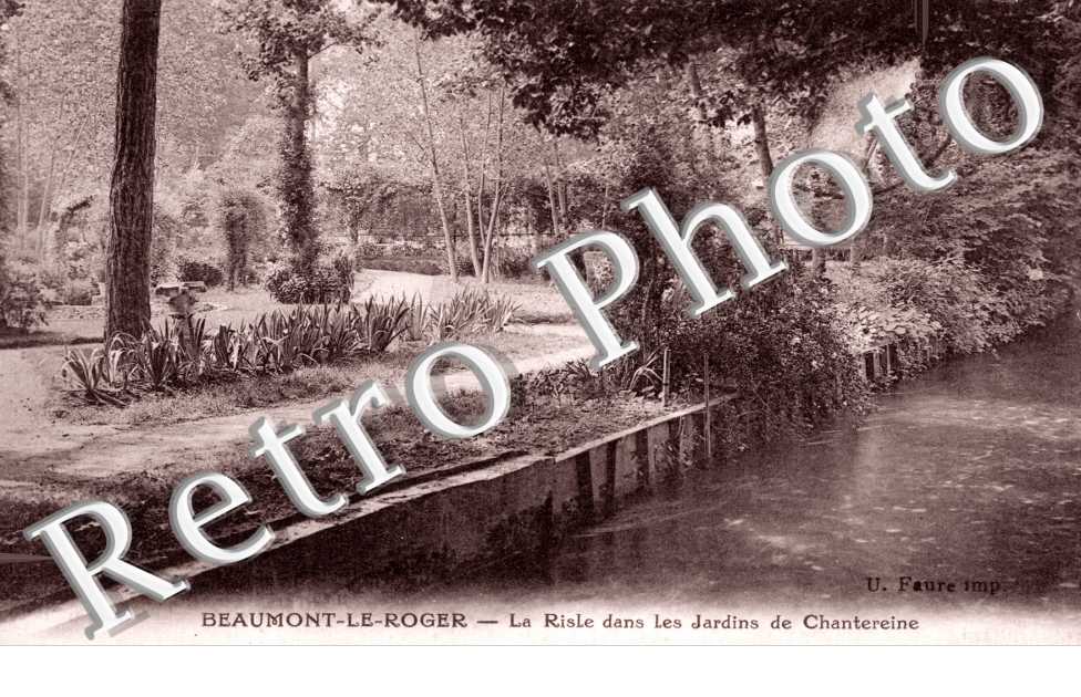 la Risle dans les jardins de Chantereine