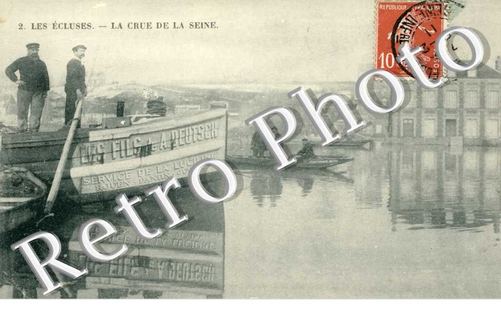 la Crue de la Seine, les Ecluses