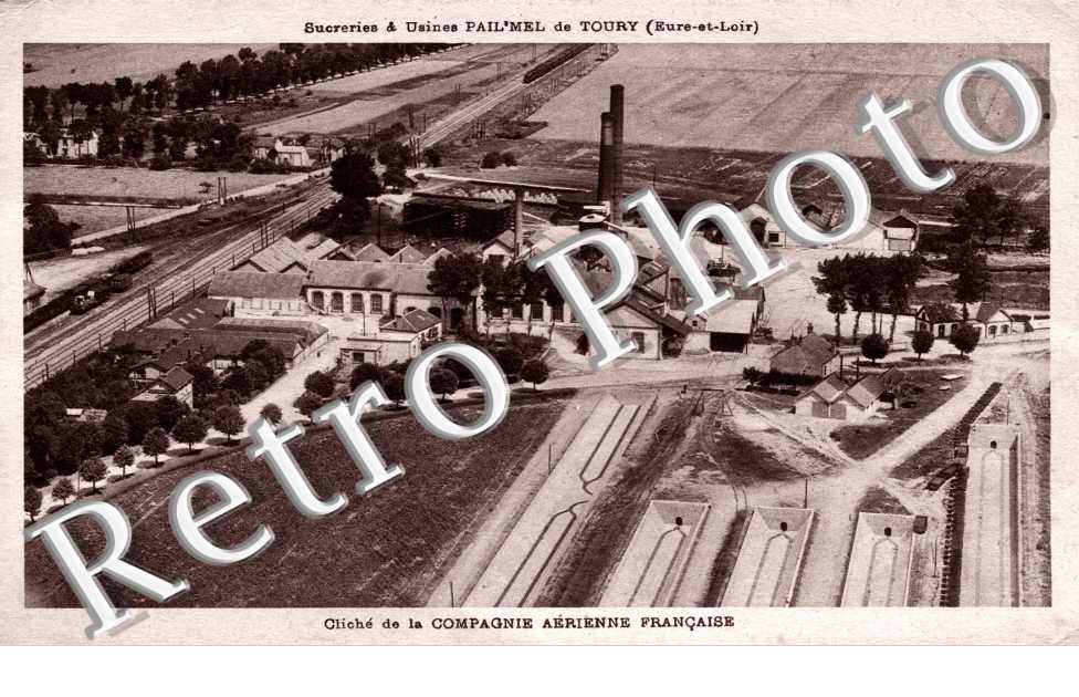 Sucreries & usines Pail'Mel - cliche de la compagnie aerienne francaise