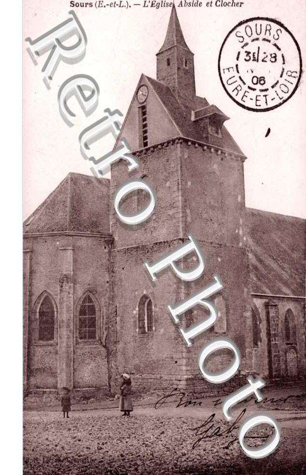 L'eglise abside et clocher