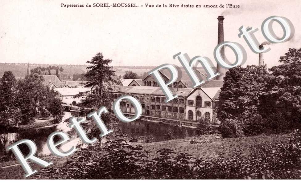 vue de la rive droite en amont de l' Eure