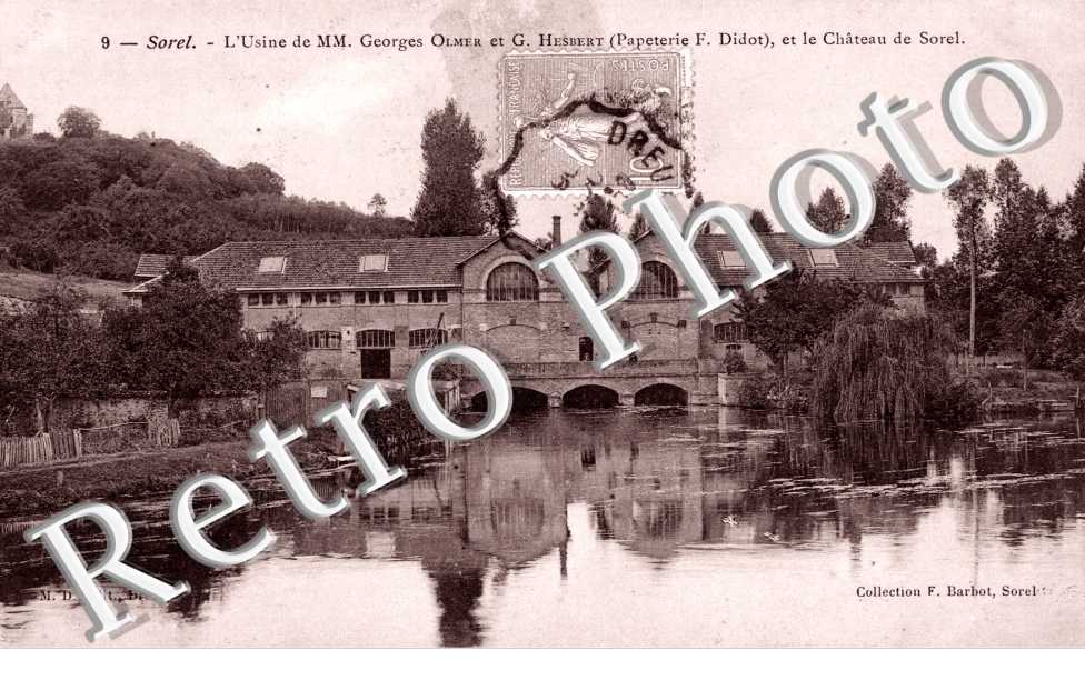 Usine de MM. Georges Olmer et G. Hesbert et chateau