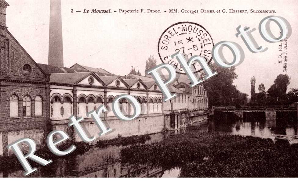papeterie F. Dinot - MM. Georges Olmer et G. Hesbert - successeurs