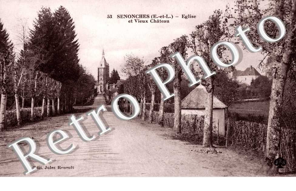 Eglise et vieux chateau