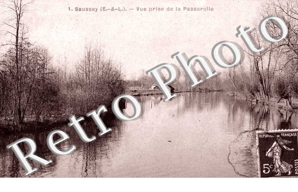 Vue prise de la passerelle
