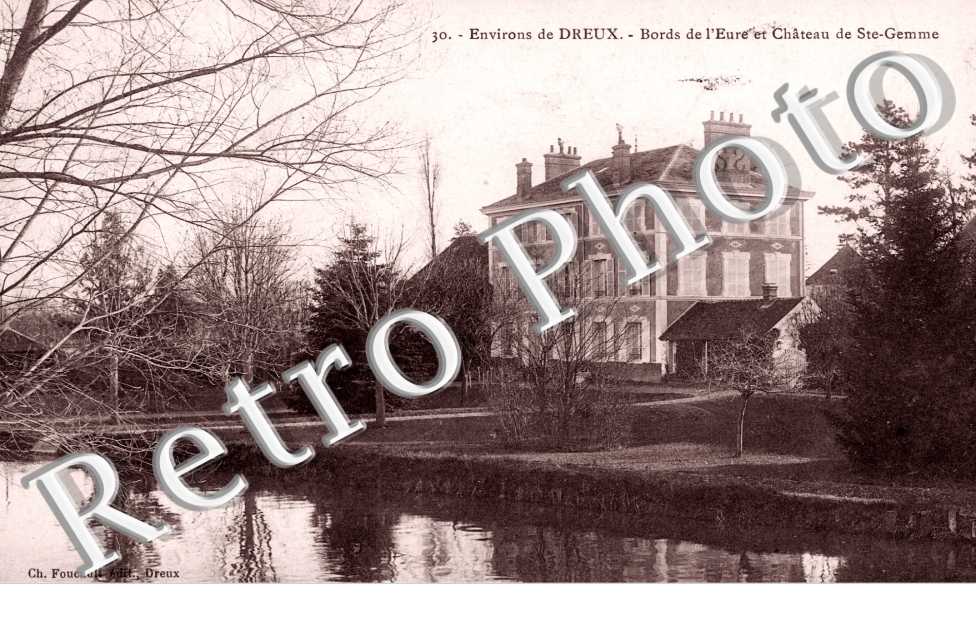 Bords de l'Eure et chateau