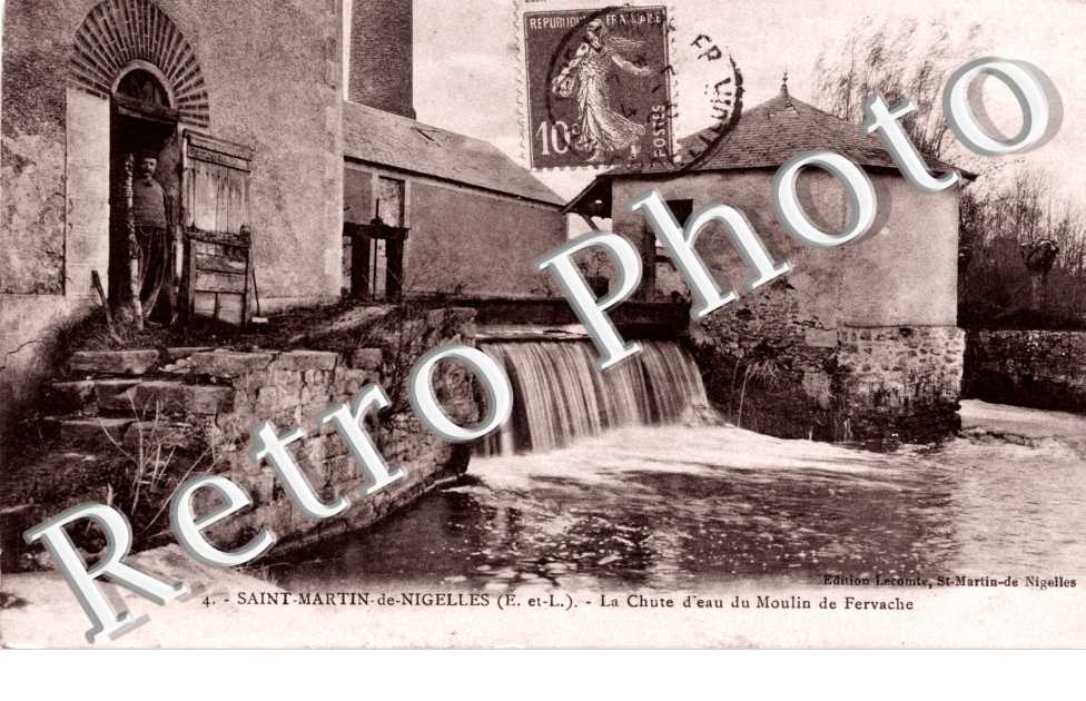 Chute d'eau du moulin de Fervache