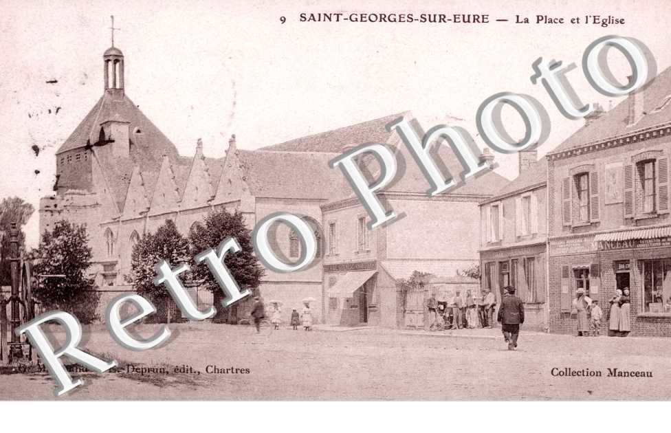la place et l' eglise