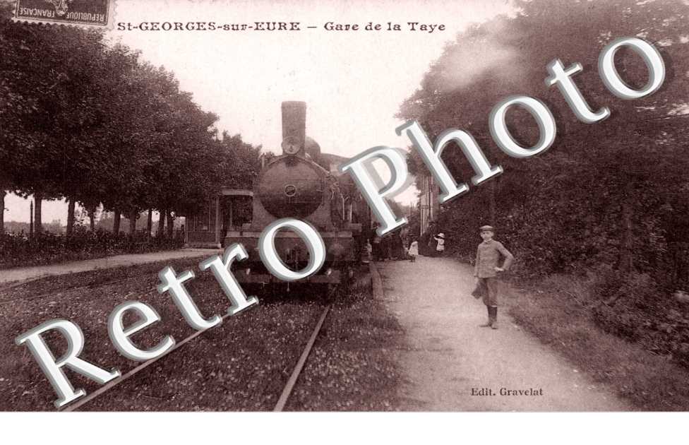 Gare de la Taye   - locomotive