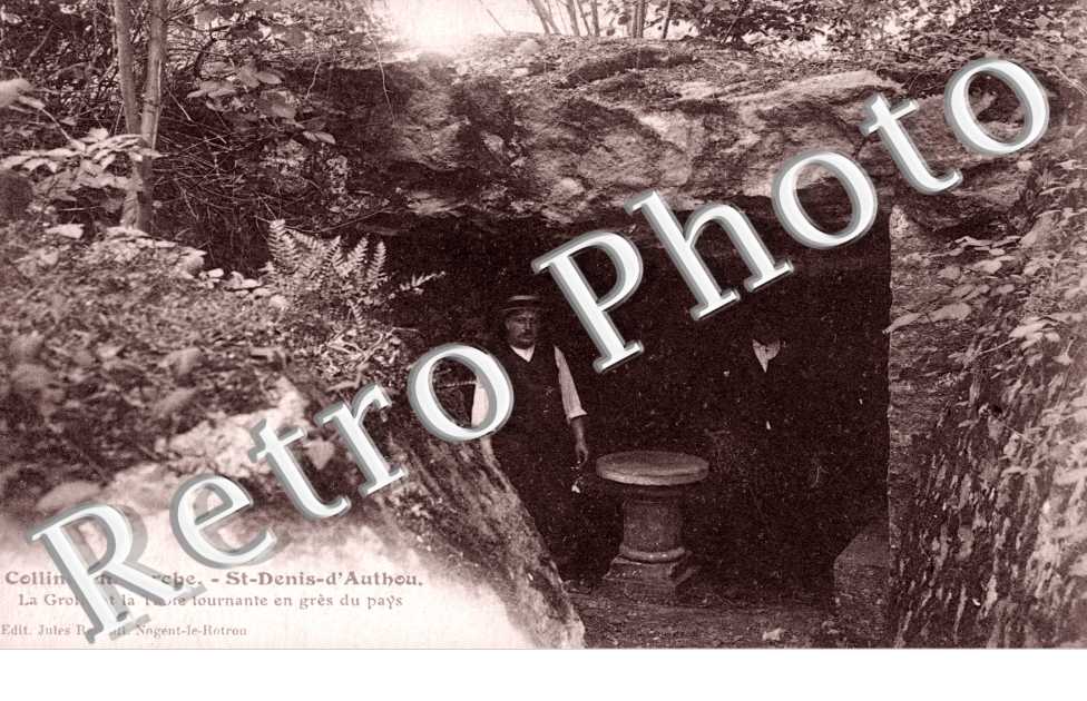 Collines du Perche - grotte et la table tournante