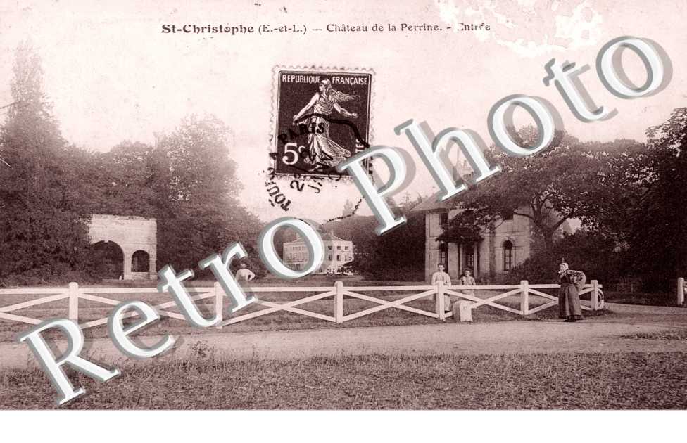 chateau de la Perrine, entree