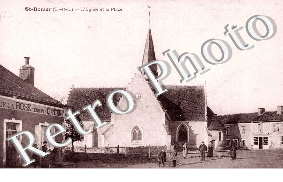 Eglise et la place