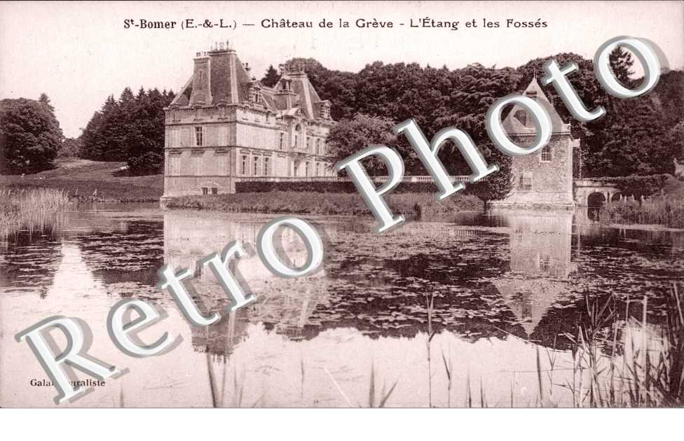 Chateau de la Greve - etang et les fosses