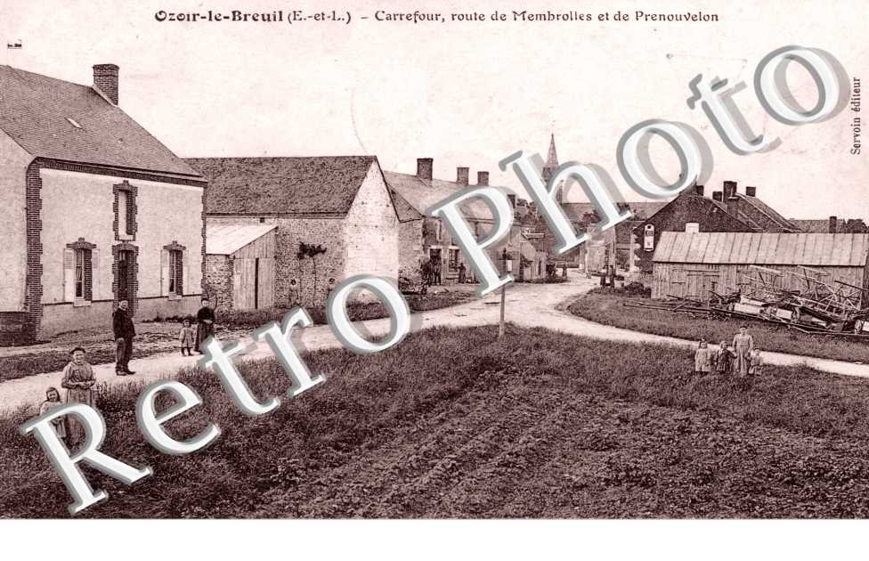 carrefour - route de Membrolles et de Prenouvelon