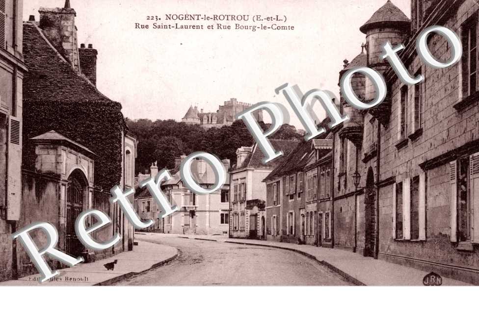 Rue Saint Laurent et Rue du Bourg le Comte