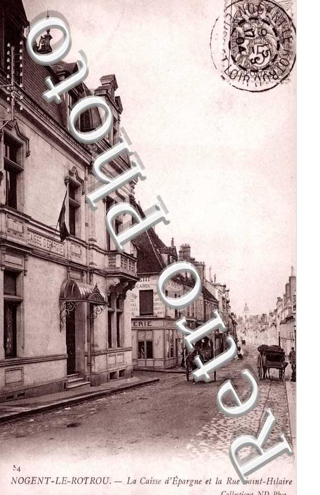 La Caisse d'Epargne et la Rue Saint Hilaire