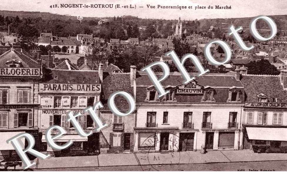 Vue panoramique et place du Marché