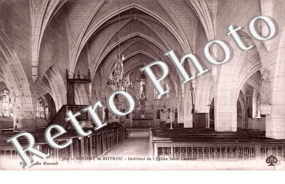 Interieur de l'Eglise Saint Laurent