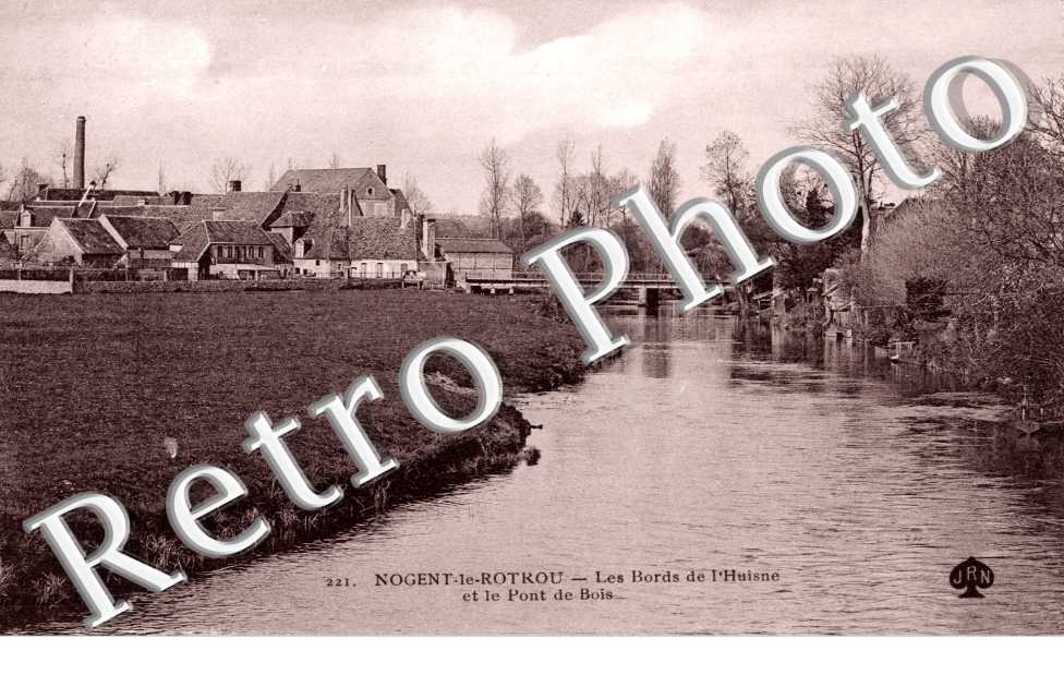 Bords de l'Huisne et Pont de Bois