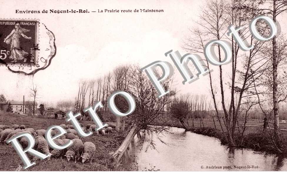 La prairie route de Maintenon