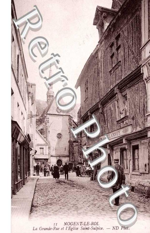 La Grande Rue et l'Eglise Saint Sulpice
