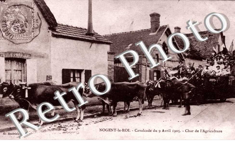 Cavalcade du 09 avril 1905. Char de l'Agriculture