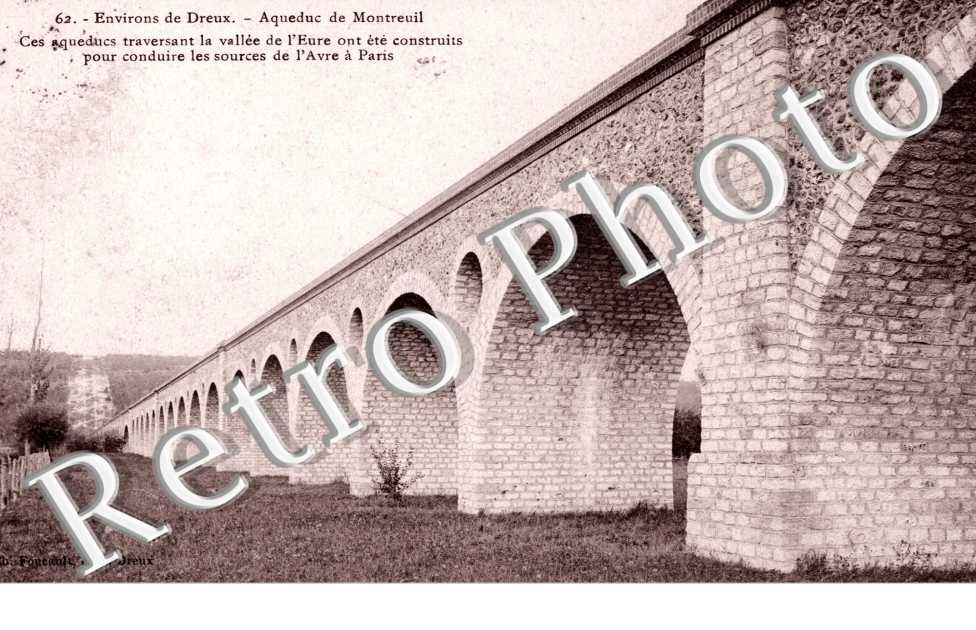environs de Dreux, aqueduc de Montreuil