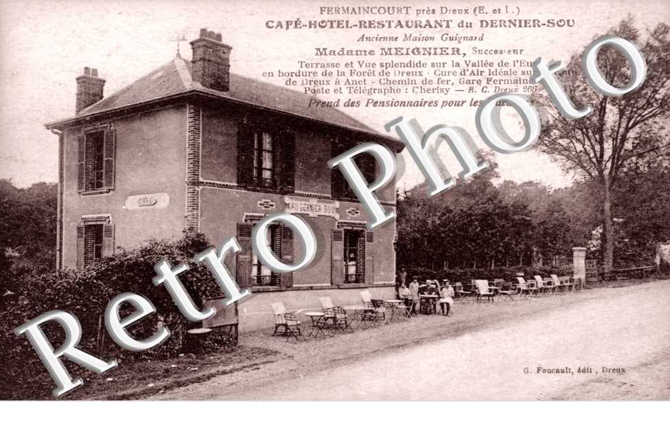 cafe-hotel-restaurant du dernier sou, ancienne maison Guignard, Madame Meignier, successeur