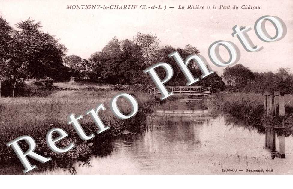 La riviere et le pont du chateau