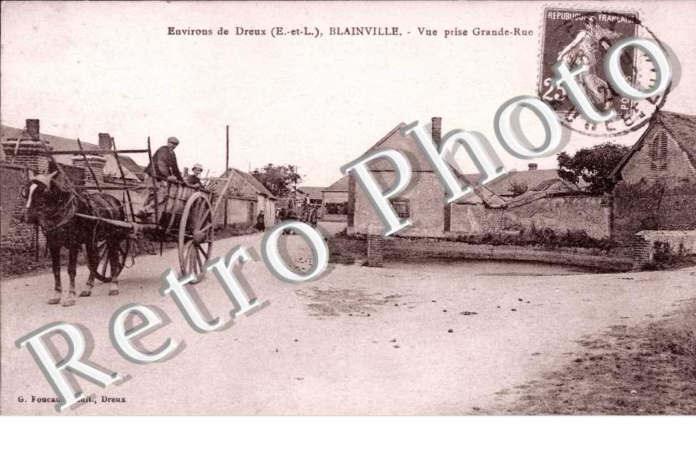 Blainville - vue prise grande rue
