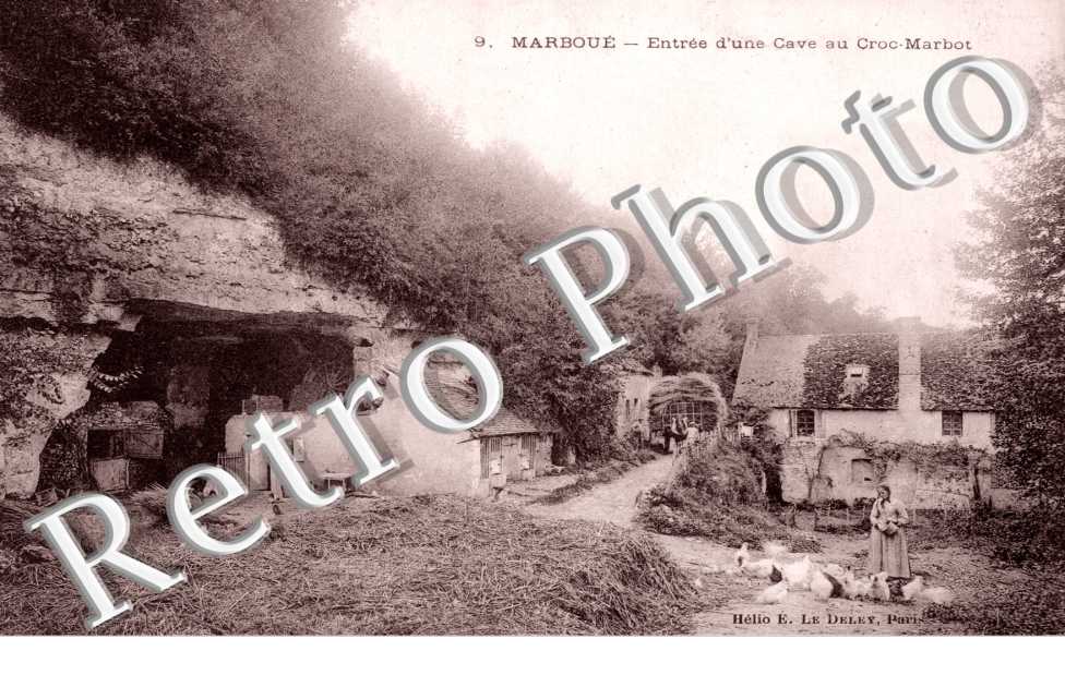 Entree d'une cave au Croc-Marbot