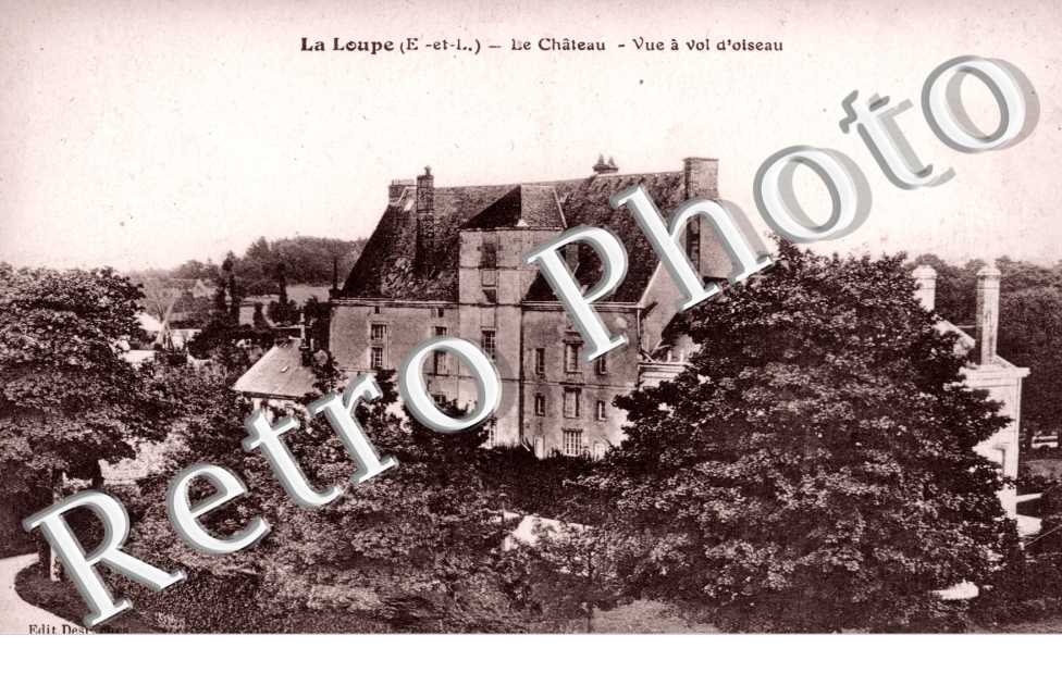 Le Chateau - Vue a vol d'Oiseau