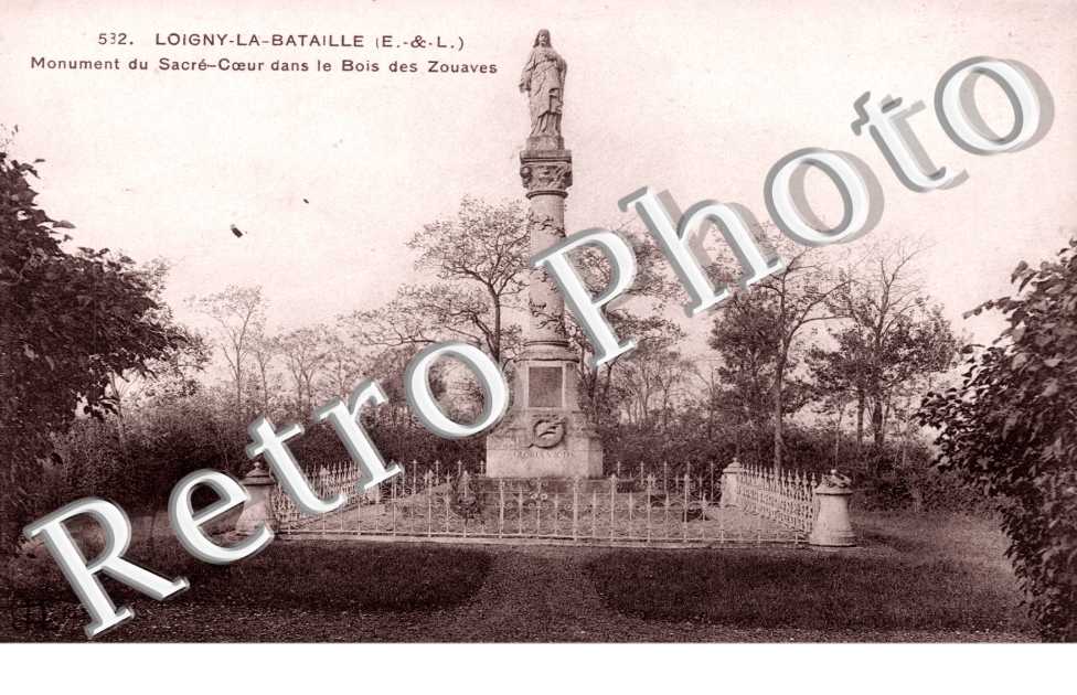 Monument du sacre coeur dans le bois des Zouaves