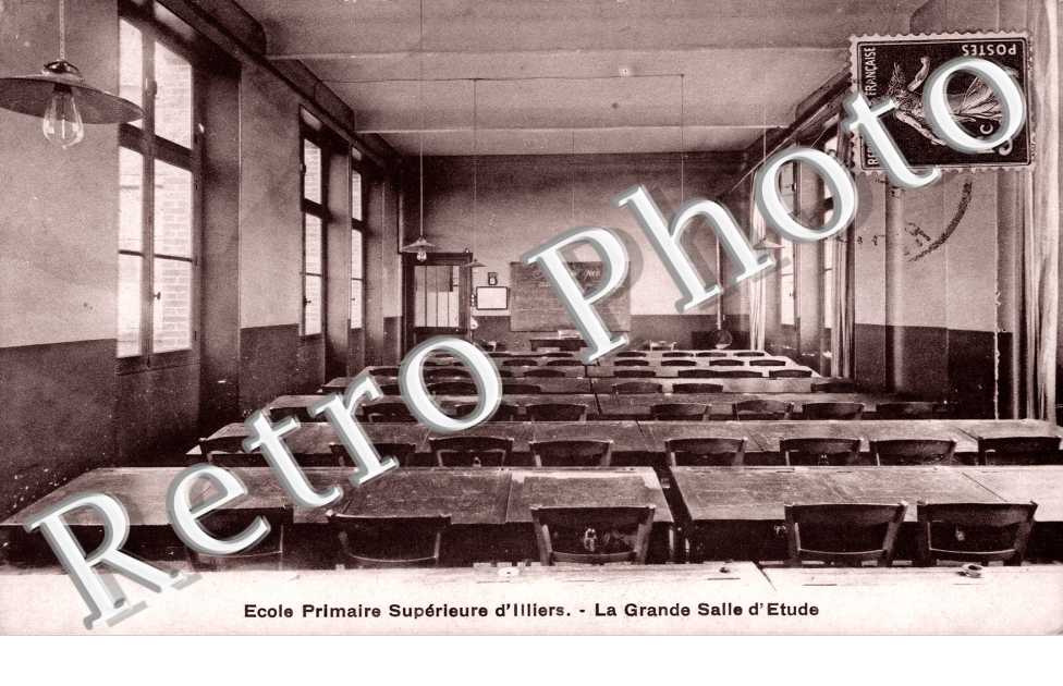 Ecole primaire superieure - grande salle d'etude