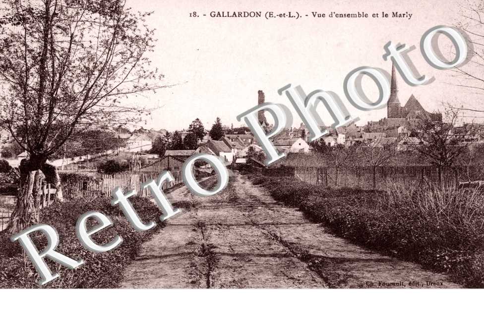 Vue d'ensemble et le Marly