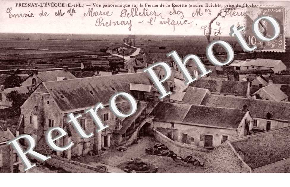 Vue panoramique sur la ferme de la Recette