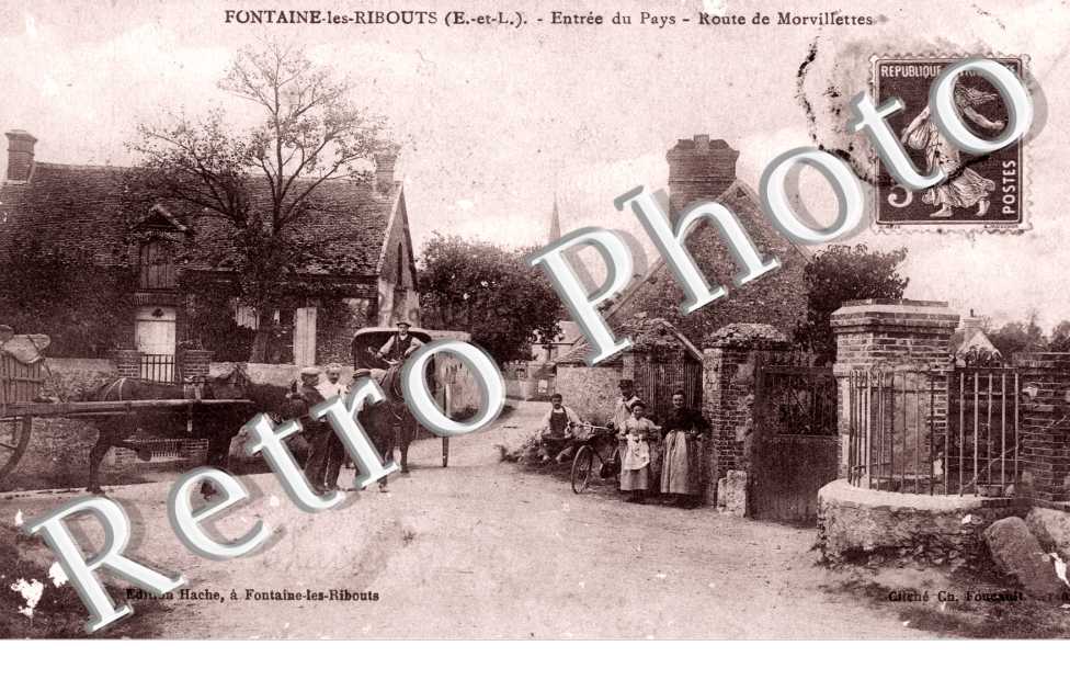 Entree du pays - route de Morvillettes