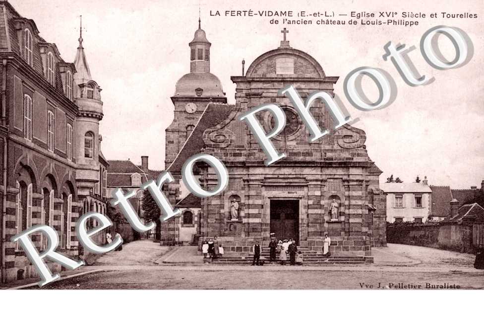 Eglise et Tourelles de l'ancien Chateau de Louis Philippe