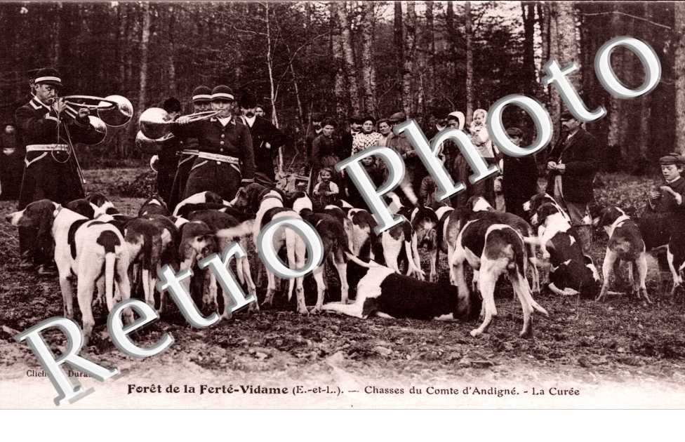 Chasses du Comte d'Andigne - La Curee