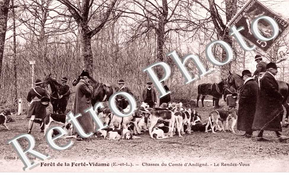 Chasse du comte d'Andigne - le rendez-vous