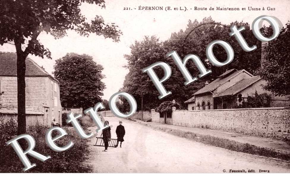Route de Maintenon et Usine a Gaz