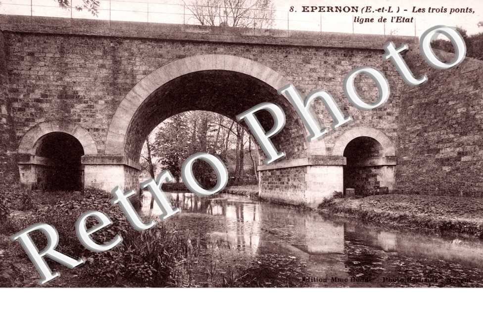 Les trois Ponts, ligne de l'Etat
