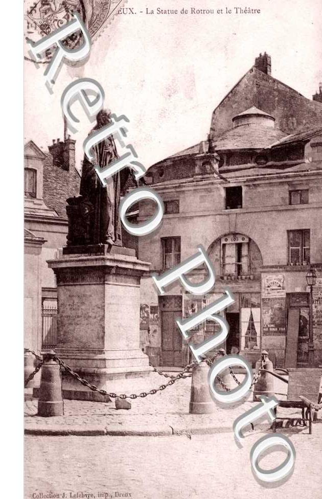la statue de Rotrou et le theatre