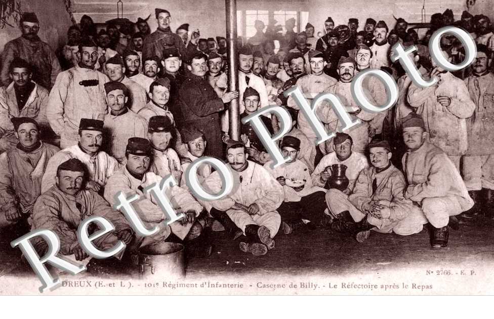 101 ème regiment d'infanterie - caserne de Billy - refectoire