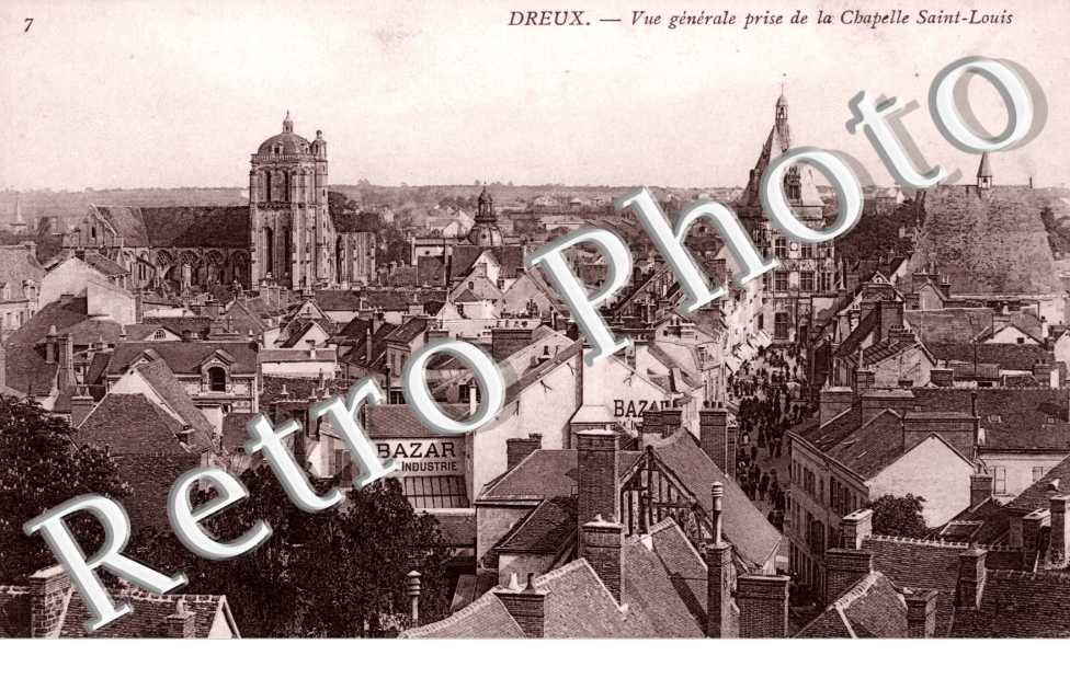 Vue generale prise de la Chapelle Saint Louis